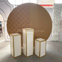 Plinthes Offre Spéciale acrylique de décoration de mariage présentoir blanc acrylique carré plinthes de haute qualité support piédestal