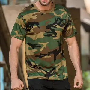 Maglietta tactical t-shirt a mezza manica in cotone a maniche corte da esterno t-shirt a mezza manica