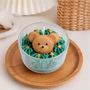 <b>Cute</b> Handmade Christmas <b>Bear</b> Soy Wax Scented Candles with Custom logo - Product Image 3