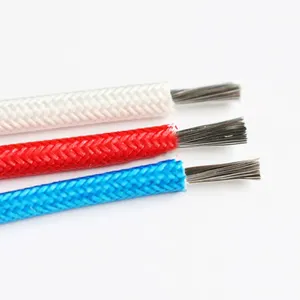 Diskon Besar Kabel Kawat Listrik Kepang Serat Kaca Terisolasi Aglp Kawat Tembaga Timah Silikon Suhu Tinggi 3.0Mm 4.0Mm