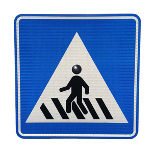 Panneaux de signalisation routière réfléchissants en aluminium Dm Daoming, classe I, qualité ingénierie, impression UV, signalisation visuelle d'alerte, sécurité routière - Product Image 5