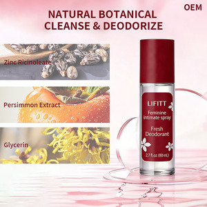 Perfume Antitranspirante de Marca Privada, <span class=keywords><strong>Spray</strong></span> Íntimo Femenino Yoni, <span class=keywords><strong>Spray</strong></span> Herbal para Eliminar el Olor, Anti-picazón, Desodorante - Product Image 2