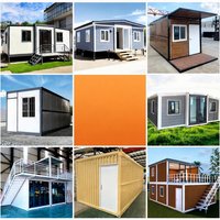 Maison préfabriquée extensible à double aile, conteneur mobile pliable, intérieur meublé, prête à l'emploi, zone panoramique