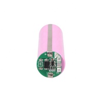 Placa de Protección de Batería de Litio 18650 Marca TDT, 3.7V, Forma Redonda, BMS 1S 4A, Modelo FR-4 TDT-640(18-1)