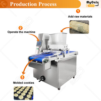 MY Macaron Cookie Make Machine Biscuit Fabrication Machine Twist Cookie Biscuit Extruder Machine