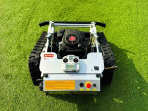 Công nghiệp lớp 24V cao su theo dõi điều khiển từ xa tự hành Máy cắt cỏ vườn cắt <span class=keywords><strong>Robot</strong></span> - Product Image 5