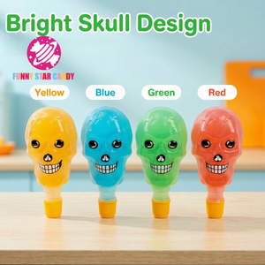 Caramelos de Gelatina con Forma de Calavera 3D de <span class=keywords><strong>Halloween</strong></span>, Dulces con Sabor a Fruta Personalizados de Fábrica, Gelatina de Pudín para Niños - Product Image 4