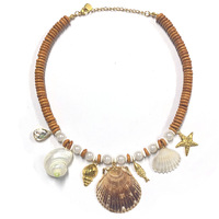 Collier en acier titane marron sophistiqué style Instagram automne/hiver, chaîne de pull polyvalente et élégante pour femme, tendance