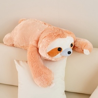 Peluche paresseux lestée personnalisée oreiller en peluche paresseux floue poupée en peluche lestée pour l'anxiété