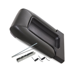 Chevrolet Center <b>Console</b> Armrest Cover 19127366 Dark Gray Leather Cup Holder Fitment 1999-2007 - Product Image 3
