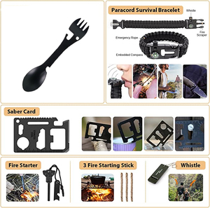 EMAK Hayatta Kalma Seti Seyahat Kamp Çantası Acil İlk Yardım Tıbbi Malzemeleri Taktik Kitleri 10L Kapasiteli Tam <span class=keywords><strong>Set</strong></span> - Product Image 5
