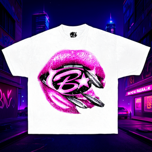 T-Shirt Oversize con Grafica Baddie Vision, Stile Streetwear Y2k per Ragazzi, Manica Corta, Collo Tondo, 100% Cotone Jersey Stampato - Product Image 2