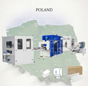 Machine automatique de fabrication d'essuie-mains en tissu facial Ligne V pliante 6/<span class=keywords><strong>7</strong></span>/8/9/10 avec moteur Composants PLC de Delta <span class=keywords><strong>Omron</strong></span> - Product Image 1