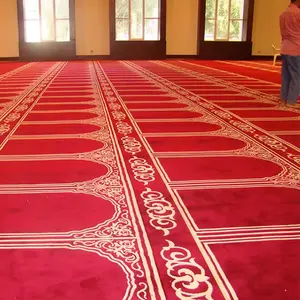 Karpet doa Mesjid Muslim motif bisa diatur pola 4*25 M karpet khusus karpet masjid untuk masjid