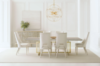 Table à manger rectangulaire de luxe en acier inoxydable avec plateau en marbre, design italien, pour 4, 6 ou 8 personnes