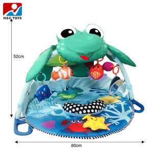 Tapis de jeu rampant en coton avec <span class=keywords><strong>12</strong></span> <span class=keywords><strong>chansons</strong></span> anglaises Puzzle Support de fitness éducatif musical pour enfants inspiré par Ocean World - Product Image 2