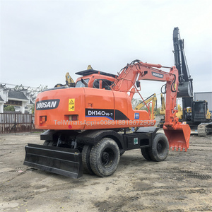 Excavadora de Ruedas Usada Doosan Dh140w-7, Capacidad de Cucharón de 1.5m, Potencia de 73.8KW, Modelo 2018, Origen Japón - Product Image 1