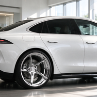 Jantes en alliage d'aluminium forgé BORSU personnalisées de 15 à 26 pouces, monobloc, cinq branches, 5x120, pour Corvette C7 C8 Z06 ZR1 Stingray