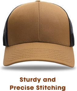 Casquette de baseball respirante style basique avec empiècements, protection solaire estivale, filet simple, protection solaire extérieure, casquette de chauffeur de camion - Product Image 3