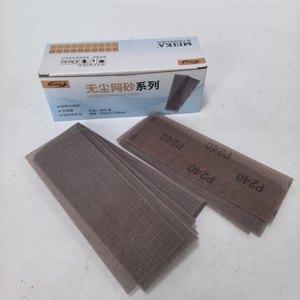 70-198mm for <strong>Abranet</strong> Rectangular Dry <strong>Sandpaper</strong> 120-400 Grit Flocking for Automatic Paint Putty Grinding OEM - Product Image 2