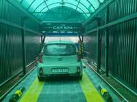 Machine de lavage de voitures électrique à jet d'eau 3600, robotisée à double bras, détection 3D, lavage automatique sans contact, séchage à l'air haute pression, usage commercial