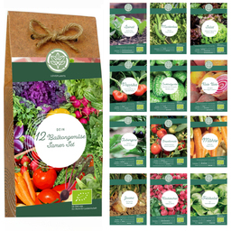 Set di erbe e verdure <span class=keywords><strong>Bio</strong></span>-organiche per vasi da fiori e fioriere ecologici da giardino e balcone inclusi - Product Image 4