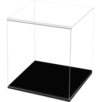 Fabricant de blocs de construction personnalisés présentoir acrylique transparent anti-poussière boîte organisateur tendance pour modèle de jeu