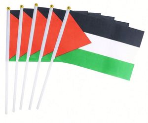 Wholesale Hand Held Mini Palestine Stick Palestinian National Country <b>Flag</b> for International Festival Events Party Decorations - Product Image 4
