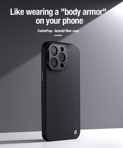 เคส <span class=keywords><strong>Nillkin</strong></span> ใยอะรามิดผสมคาร์บอนไฟเบอร์ สำหรับ <span class=keywords><strong>iPhone</strong></span> <span class=keywords><strong>14</strong></span>/15 <span class=keywords><strong>Pro</strong></span> Max เคสคาร์บอนไฟเบอร์สุดหรู กันกระแทก บางเฉียบ - Product Image 2