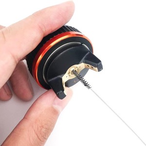 Juego de Cepillos para Aerógrafo, Filamentos de Plástico Redondos, Herramienta de Limpieza Profunda para Mantenimiento de Tatuajes Mecánicos, Set Estándar BI001 - Product Image 2