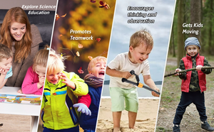 MD1008A Çocuklar İçin <span class=keywords><strong>Metal</strong></span> Dedektörü, Büyümeyle Eşleşen. Küçük Avuç İçi İçin Ergonomik Sap, Pille Çalışır (pil dahil değildir) - Product Image 5