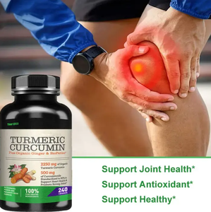 Ausreson OEM Extracto de Raíz de Cúrcuma con Curcumina, Suplementos con Beneficios, Vitamina C <span class=keywords><strong>y</strong></span> Cúrcuma, Cápsulas de Cúrcuma <span class=keywords><strong>y</strong></span> Curcumina de 500 mg - Product Image 4