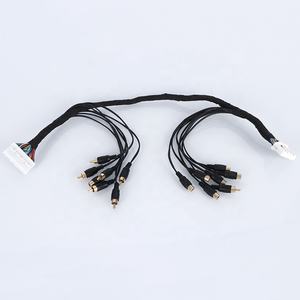 Hoge Kwaliteit Custom Auto Radio Video Stereo Iso Bedrading Harnas Auto 40 Pin Connector Aangepaste Kabelboom - Product Image 6