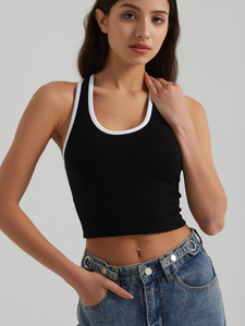 Top Deportivo Personalizable de Secado Rápido, Nailon y Spandex, Estilo Racerback, con Relleno Incorporado, Ajuste Ceñido, para Yoga, Gimnasio y Actividades al Aire Libre - Product Image 3