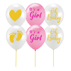 ลูกโป่งยางขนาด12นิ้ว2.8ก. เขาหรือเธอสำหรับเด็กผู้หญิงหรือผู้ชายเปิดเผยตัวตนทางเพศลูกโป่งยางลูกโป่งลูกโป่งสำหรับงานเลี้ยงสีชมพูสีน้ำเงินอุปกรณ์อาบน้ำเด็ก - Product Image 2