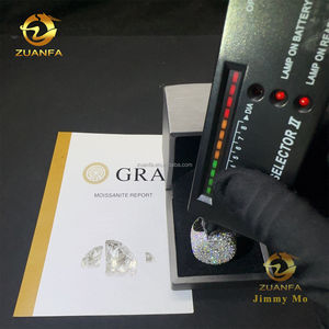 Anillo de Hombre Redondo con Incrustaciones de Diamantes de Imitación Vvs1 Moissanite, Plata de Ley 925, Estilo Hip Hop, Nuevo y Popular - Product Image 2