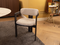 Fauteuil en velours italien pour hôtel, salon, restaurant, chaise de salle à manger moderne en bois massif de chêne pour la maison