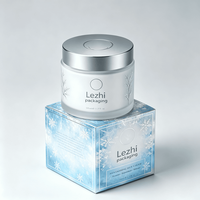 Boîte en carton blanc gaufré pour emballage de produits cosmétiques de luxe, impression personnalisée du logo, protection solaire