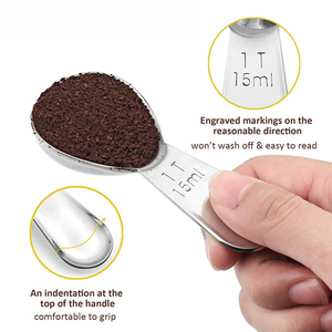 Cuchara medidora <span class=keywords><strong>de</strong></span> café <span class=keywords><strong>de</strong></span> acero inoxidable OEM, herramientas <span class=keywords><strong>de</strong></span> medición <span class=keywords><strong>de</strong></span> cocina, cuchara <span class=keywords><strong>de</strong></span> cocina para hornear <span class=keywords><strong>de</strong></span> Metal, cuchara medidora <span class=keywords><strong>de</strong></span> café en polvo - Product Image 3