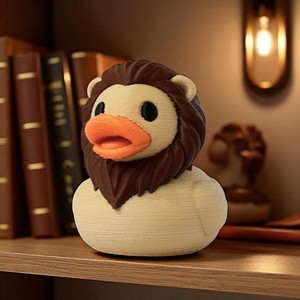 Juguete <span class=keywords><strong>de</strong></span> Pato León Impreso en 3D <span class=keywords><strong>de</strong></span> Vashine, Regalo para Niños, Juguetes Creativos y Divertidos, Decoración del Hogar, Material Ecológico PLA, Juguetes 3D - Product Image 3