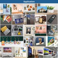 Feuilles d'aluminium pour sublimation HD, différentes tailles et épaisseurs pour impression par sublimation, signalétique, décoration, usage industriel, étiquettes pour machines