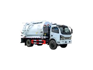 Camión de Succión de Aguas Residuales 4x2 DFAC de 9M³ con Bomba de Vacío Accionada por Motor Auxiliar, Chorro de Alta Presión y Succión de Residuos Combinados - Product Image 1