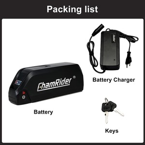 Batterie de vélo électrique EU Chamrider 36V 48V 52V 30Ah 500W 1000W 10S7P Polly Downtube, cellules Lithium-Ion 21700 pour E-bike - Product Image 5