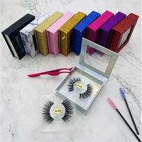 Boîte d'emballage personnalisée pour cils, vision 3d, 1 pièce, conteneur vide, étui de livre