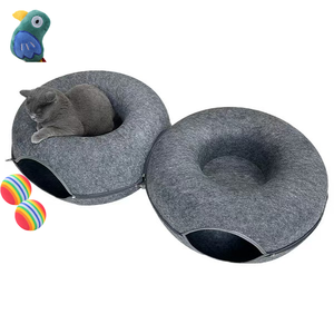 Vòng Nhà Vật nuôi đường hầm mèo giường hang mềm cảm thấy mèo Net đồ nội thất Carton Đóng Gói - Product Image 1