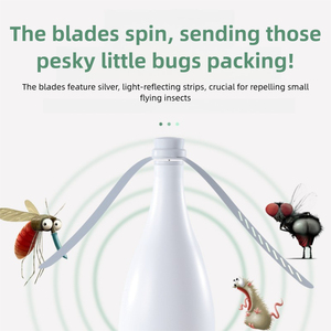 Ventilador de Diseño Moderno con Forma de Botella de Vino, Inalámbrico, Alimentado por 2 Baterías, para Restaurantes, Hoteles y Cafés, Disponible en Stock - Product Image 2