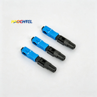 Conector de Cable de Fibra Óptica SC UPC para Fácil Montaje, Conector Rápido de Fibra Óptica para Uso en Telecomunicaciones