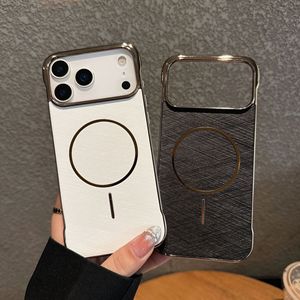 Housse de protection magnétique pour iPhone 17 Air New Fashion No Border Texture Plain PC Phone Case Cover for iPhone 17 Pro Max - Product Image 2