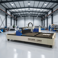 Mesin Pemotong Laser Fiber CORAL CRL-6025A 12KW Platform Tunggal Peralatan CNC Memotong Baja Karbon Baja Tahan Karat Logam Paduan
