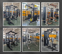 Rack d'entraînement multifonctionnel Flybird Smith pour la musculation, avec banc de musculation et station de squat, en acier, équipement de fitness d'intérieur